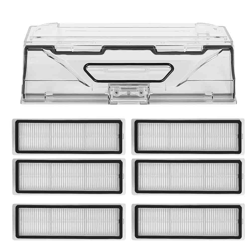 For Xiaomi MI Robot Mijia 1C 1C 1T STYTJ11ZHM Vacuum Sweeping Robot Dust Box Hepa Filter Part Garbage Box Dust Collection Box