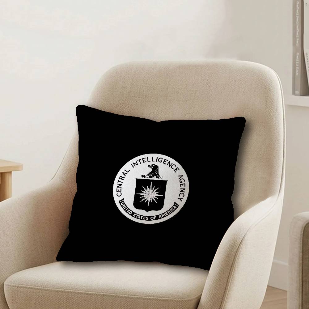 CIAs logo Personalized Pillow Cover Kids Bedroom Wild Party Decor Pillowcase kid Birthday shower Gift
