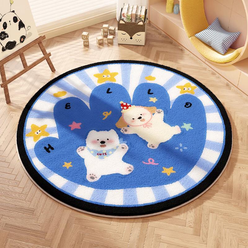 OEING Happy Puppy Round Mat 40x40 cm