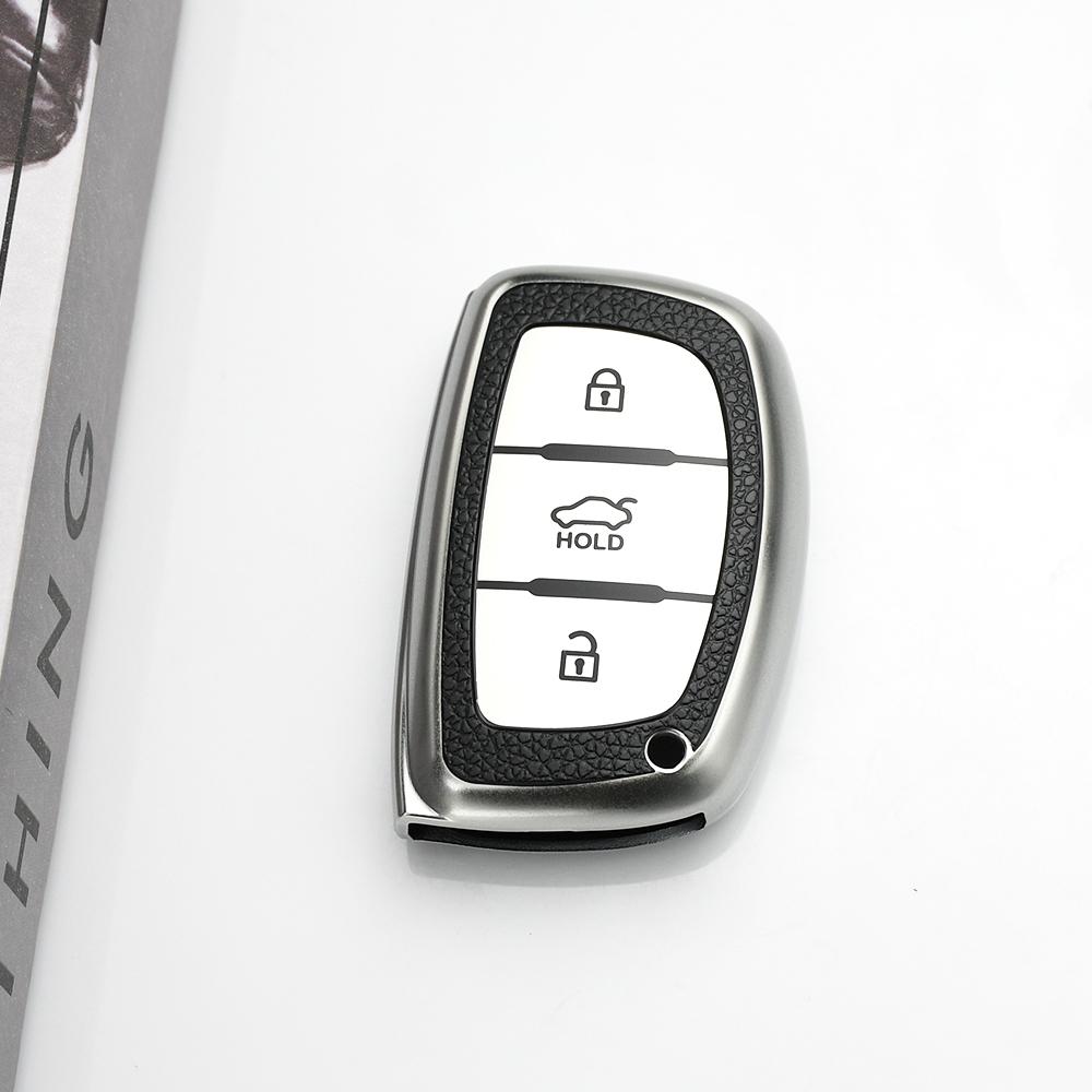 

Auto Keyless TPU Car Key Case Holder for Hyundai Solaris Mistra Elantra Accent Ix25 Ix35 Ix45 Tucson Sonata Rena Creta Verna 3B button key cover