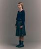 Seteo (W) V-Neck Fine Wool Knit Navy