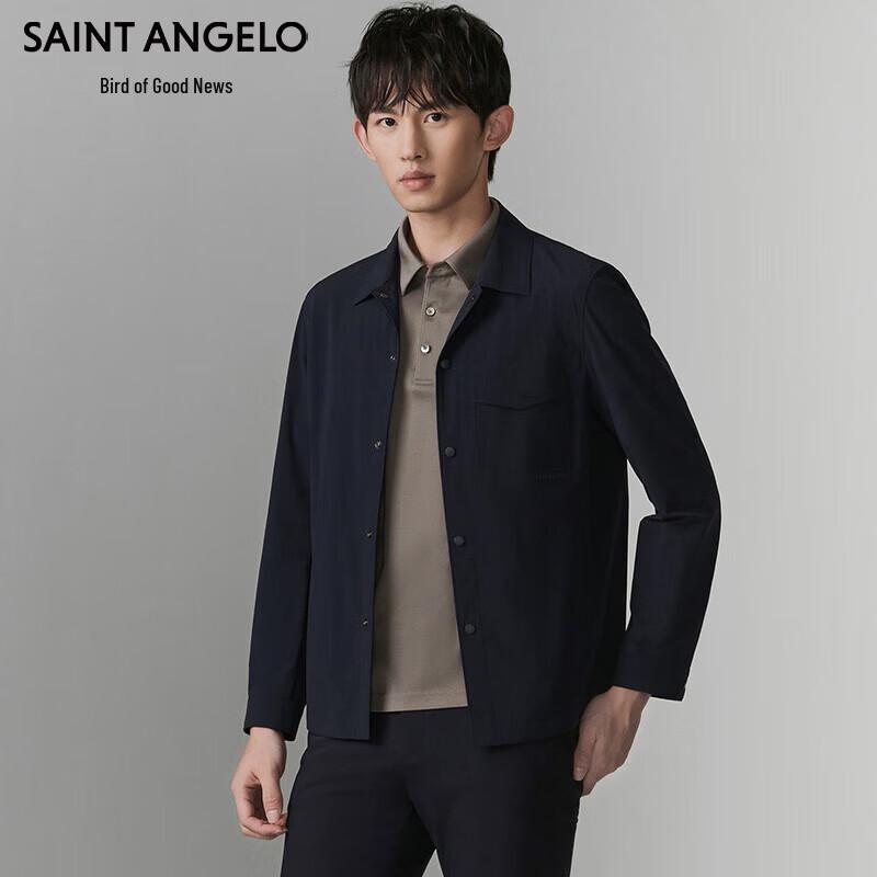 Baoxiniao Men's Casual Shirt-Style Single-Breasted Jacket