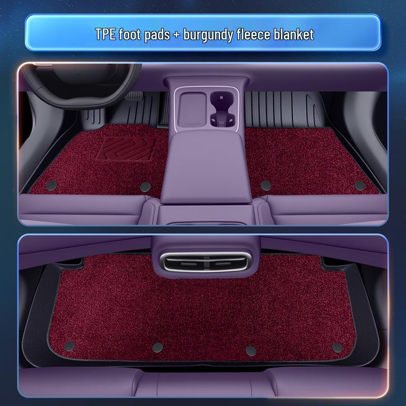 Leapmotor C10 TPE2026 Floor Mats - Complete Set for New Car Interior