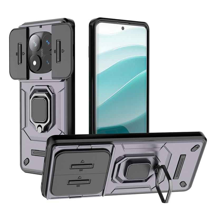 Funda For Redmi Note 14 Pro 5G Case Slide Camera Lens Protector Armor Phone Case For Redmy Note14 Note14pro Plus 5G Back Cover