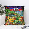 Happy Haitian Flag Day Proud Haiti Flag Pillow Case Fashion Pillow Cover Comfy Pillowcases For Wedding Party Home Decor