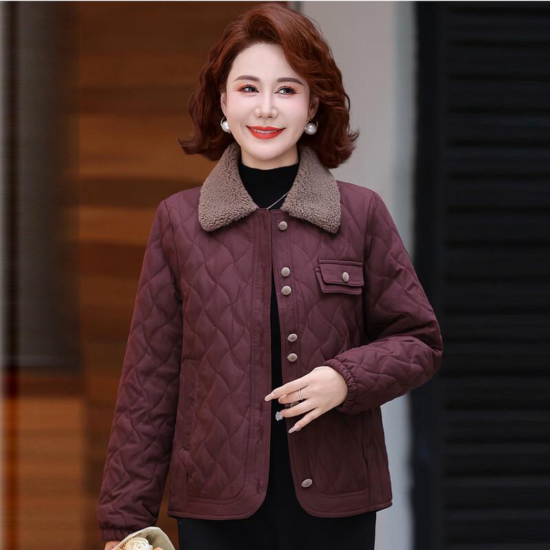 Hodo Women's Petite Winter Padded Jacket - Stylish Quilted Coat