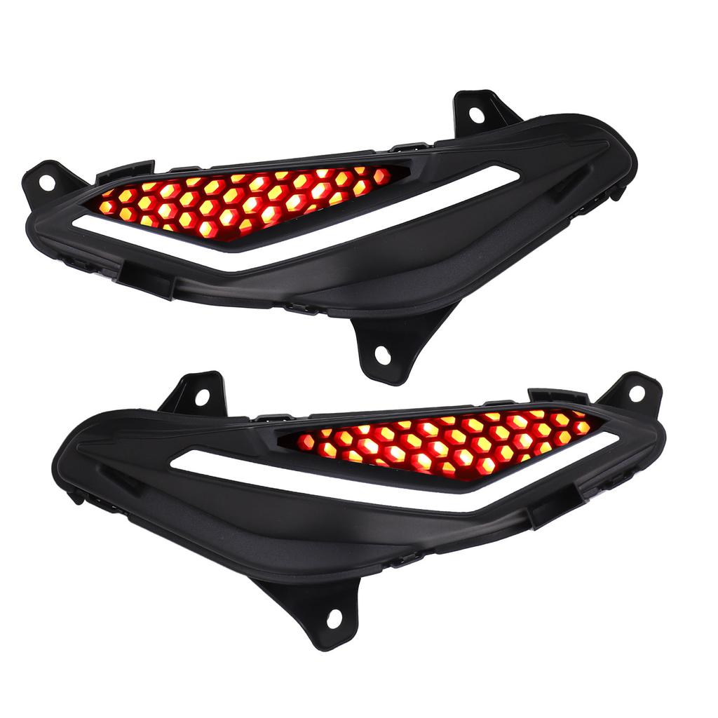 2pcs Motorcycle Indicator Light Left Right Waterproof Super Bright LED Pilot Lamp Replacement for RS150R RS150 V1 V2