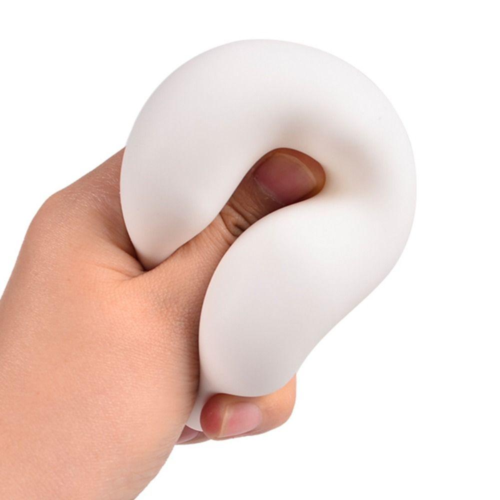 Activating Toys White Rebound Play Square Tofu Pinching Toy Stress Relief Slow Rebound Fidget Squeeze Toy Simulation Tofu Decompression Toy