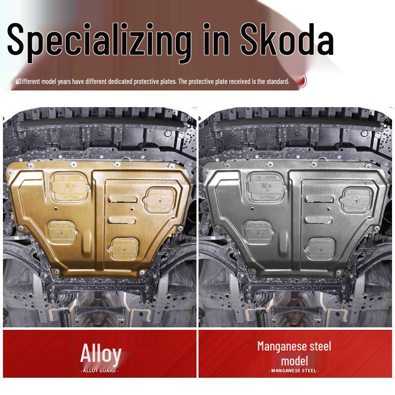 Защита двигателя Skoda Superb для Octavia, Superb, Kamiq, Yeti, Kodiaq: Оригинальная защитная пластина шасси