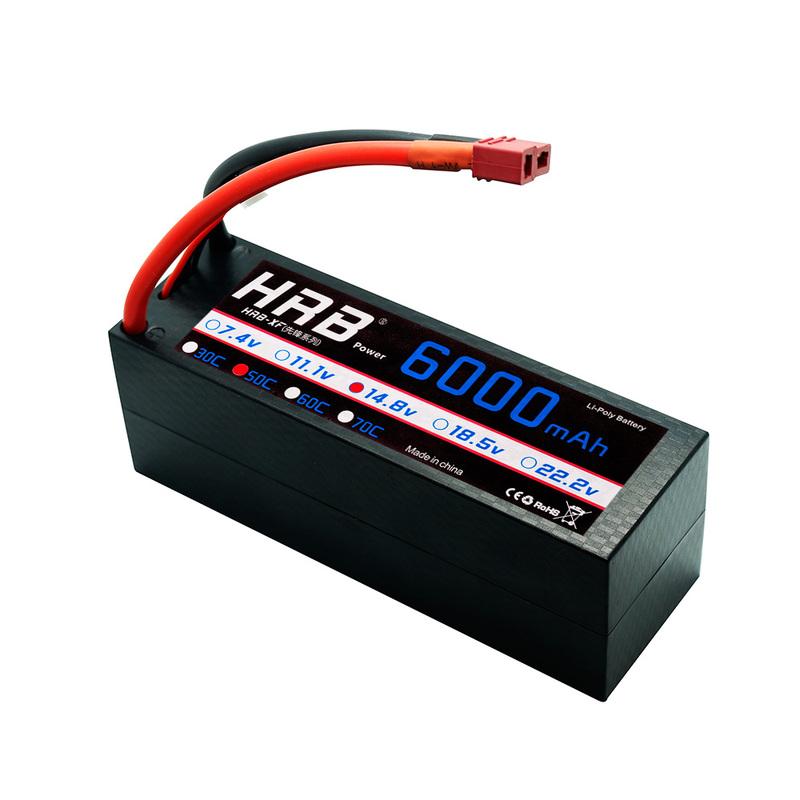 HRB 4S Lipo Battery 14.8V 2200mAh 3300mah 4000mah 5000mAh 6000mAh 30C 50C Deans AKKU for RC Car Quadcopter Helicopter Airplane
