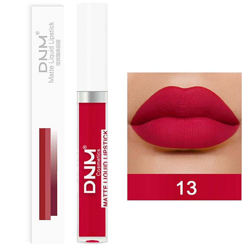 

19 Colors Matte Velvet Lip Glaze Waterproof Long-Lasting Not Easy To Fade Lip Gloss Lipstick Waterproof Makeup Cosmetic Tool M