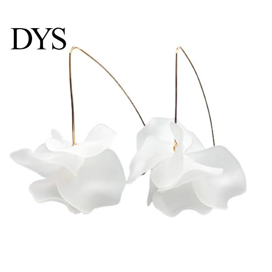 Blumenohrringe 1 Paar Haken Böhmischer Schmuck Übertrieben Bankett Handgefertigt Blütenblatt für den täglichen Gebrauch Hochzeit Dating