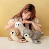 Cute Realistic Marine Seal Plush Doll White Grey Stuffed Seal Soft Toy Kawaii Sea Animal Plushies Birthday Xmas Present