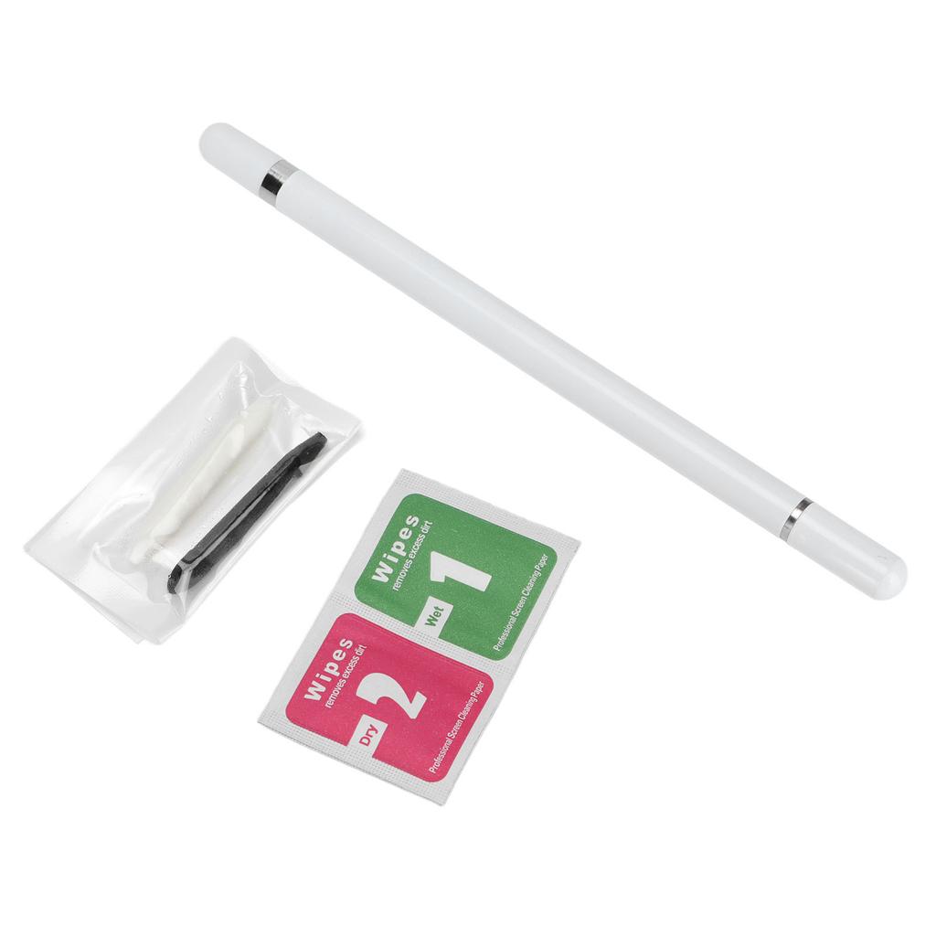 Stylus Pen 2 in 1 Capacitive Touch Screen Pens with Replacement Tips Cleaning Bag for Mobile Phones Tablets Notepad