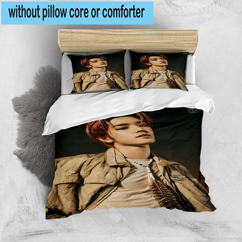 3PCS K-pop Group Stray 3pcs Bedding,Including 3PCS Duvet Cover And 2pcs Pillowcases Perfect for Christmas,Ideal for Bedroom, Dormitory