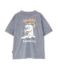 AVIREX FADE WASH ALASKA T-SHIRT men's XL 020 gray 783-5234034