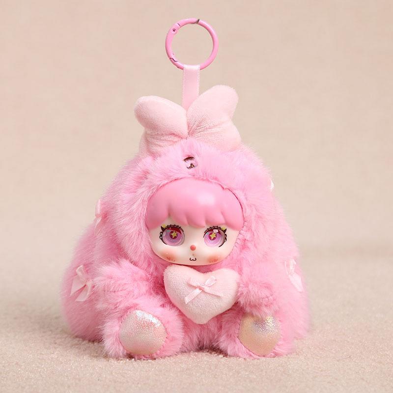 Cute Big Ear Rabbit Vinyl Plush Blind Box Pendant Bag Charm Girl Birthday Gift Collectible Figure