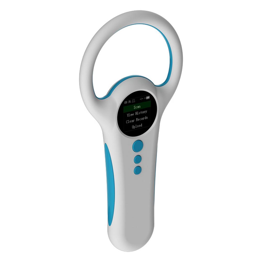 Handheld Portable Animal Chip Scanner 1.4inch TFT LCD Display Chip Reader Rechargeable Animal Tags Scanner Support EMID FDX-B ISO11784/85 Label Form