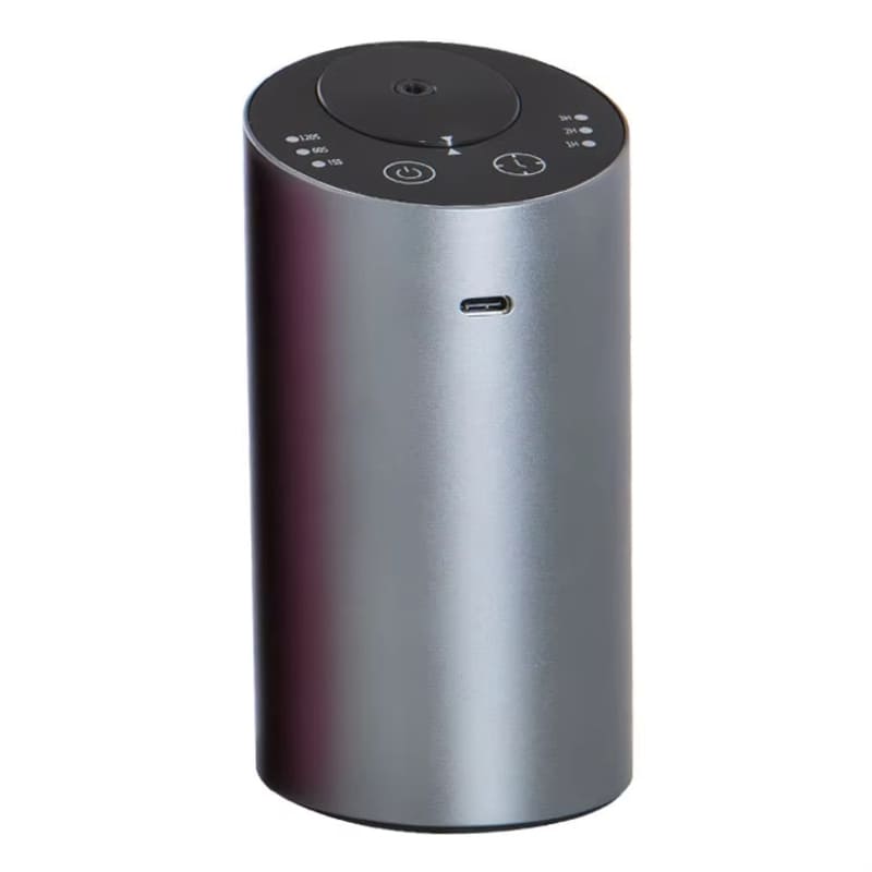 Ny helautomatisk aromaterapimaskin Aluminiumslegering Nano Fin Tåke Vannfri Eterisk Olje Diffuser Intelligent Tidsstyrt Aromaterapimaskin