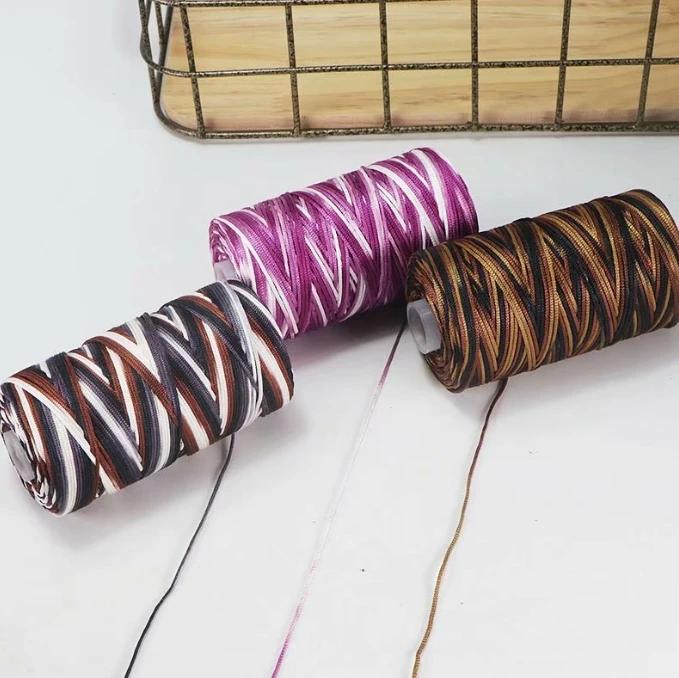 100g New Summer Crochet Yarn 1.5mm Cord Thin Ice Cotton Thread for Hand Knitting Bag Hat Shoes Hilo Yarn