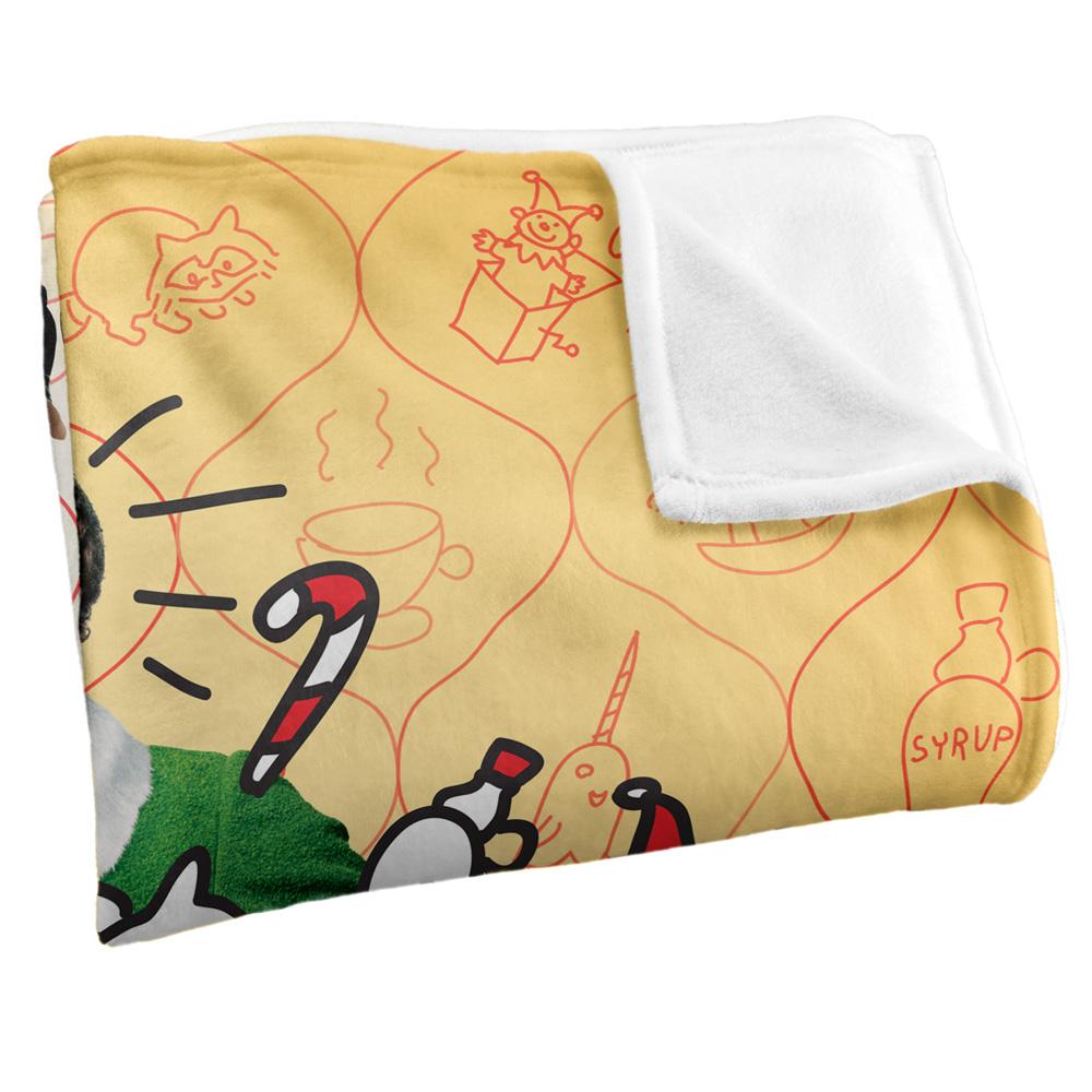Elf Doodles Blanket