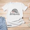 Intellectual Hedgehog Reading Book Literature Premium Unisex T-Shirt Mens Womens Tees Top