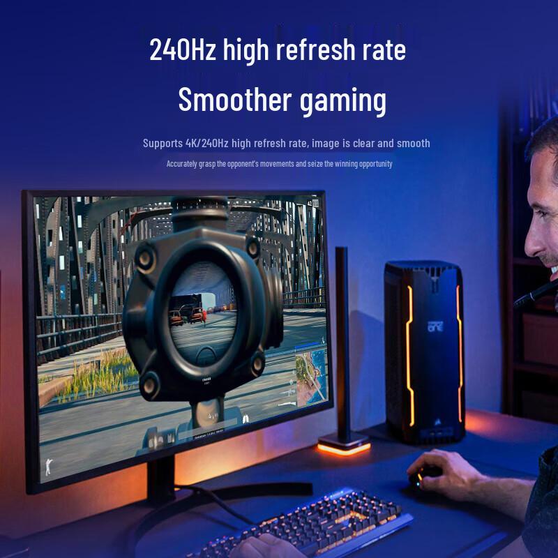 Shanze Mini DisplayPort To DisplayPort 1.4 Cable, 8K 60Hz