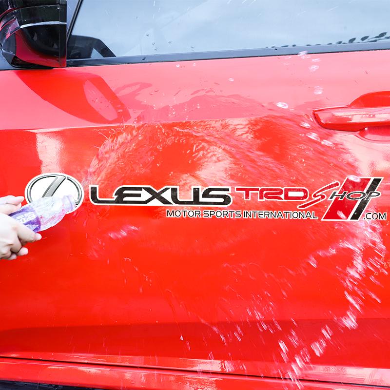 2026 Hot Interior Stickers 2Pcs Car Styling Decoration Stickers Emblem Decal Accessories For Lexus F SPORT ES RX NX LS UX LM LX