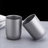 120ml/240ml Pure Titanium Beer Mug Double-layer Coffee Tea Cup Luxury Camping Water Cups Outdoor High Temperature Resistance