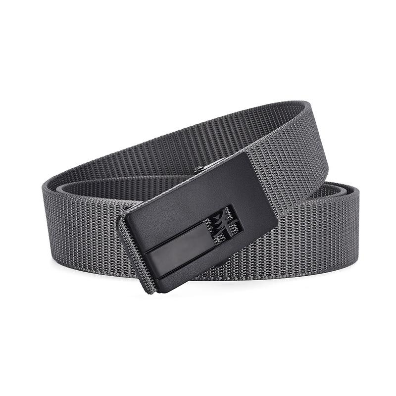 Zodiac Toothless Canvas Belt Simple Automatic Buckle Imitation Nylon Belt Casual Men'S Belt