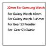 22mm Synthetic Leather Watch Band For Samsung Galaxy Watch 3 45mm Stylish For Casual Smartwatch Accessories Sports Watch Strap