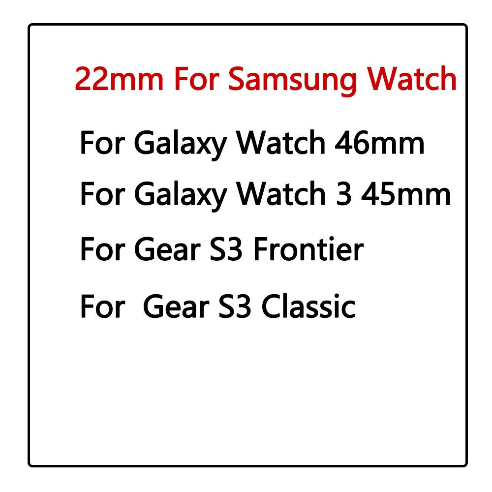 22mm Stylish For Casual Smartwatch Accessories Pu Leather Watch Band For Men And Women For Samsung Watch 46mm Soft Wristband