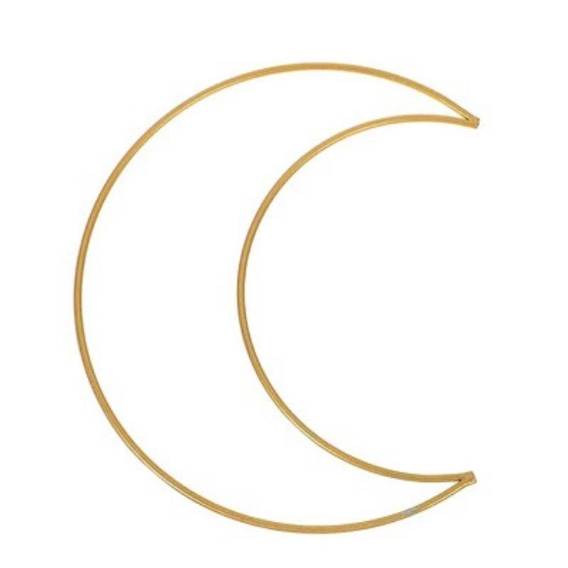 Metall Drahtreifen für Traumfänger Eisenkreis Dekorative Bastelzubehör Goldfarben