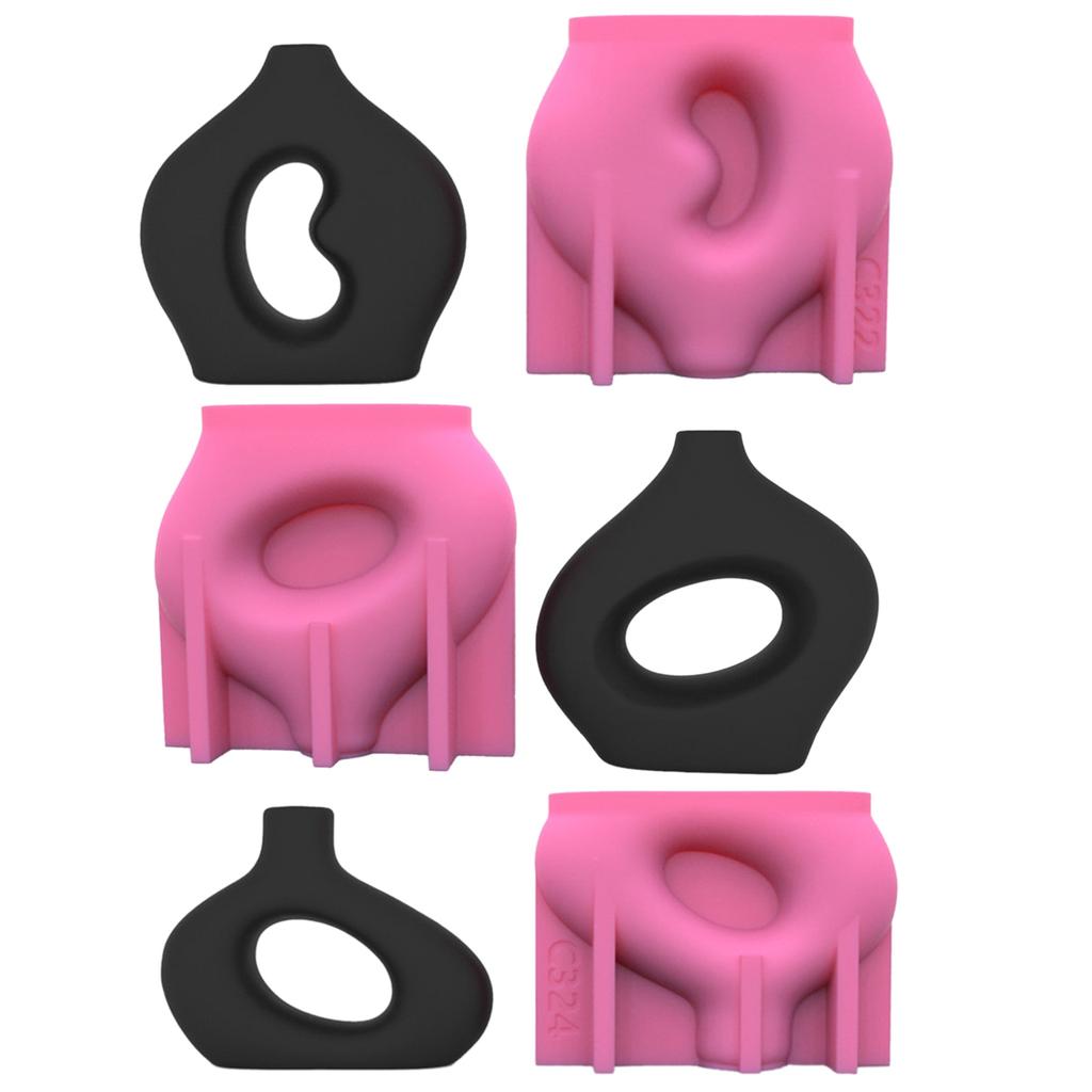Flower Vase Silicone Mold DIY Storage Box Craft Planter Vase Pottery Molds for Epoxy Plaster Concrete Flower Pot Making