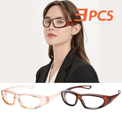 3pcs Protective Shutter Goggles Transparent Anti Wind Sand Shock Resistant PC Safety Glasses Labor Insurance