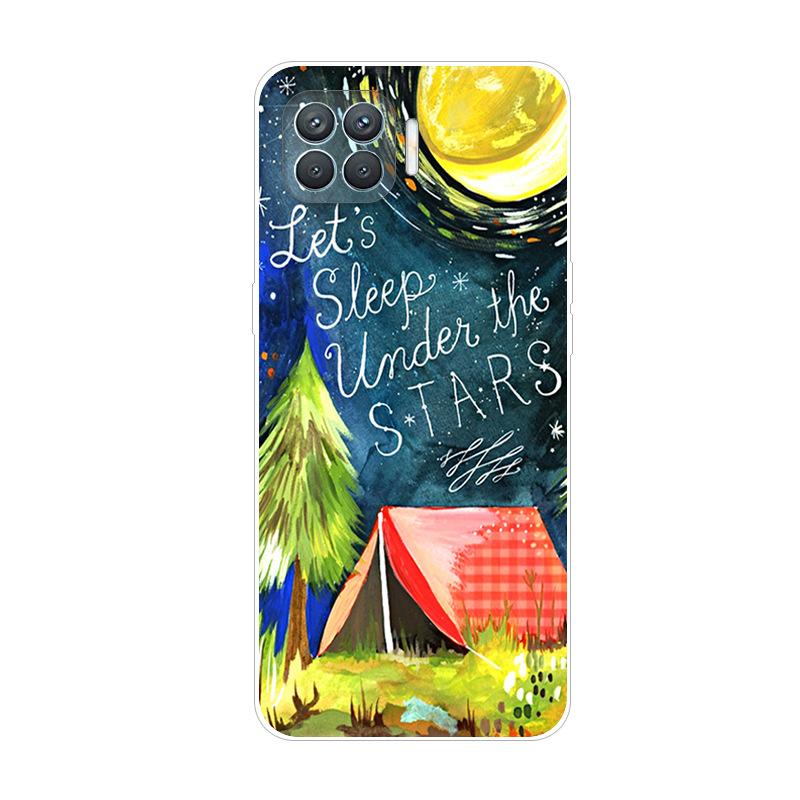 For OPPO Reno4 Lite Case Reno5 Lite Shockproof Soft silicone TPU Back Cover For OPPO Reno 5 4 Lite Phone Cases Case Cute Cartoon