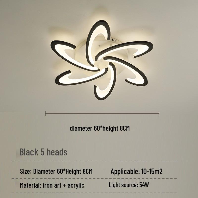 Cross-Border LED Creative Ceiling Light for Living Room & Bedroom - Modern, Simple, Acrylic Design