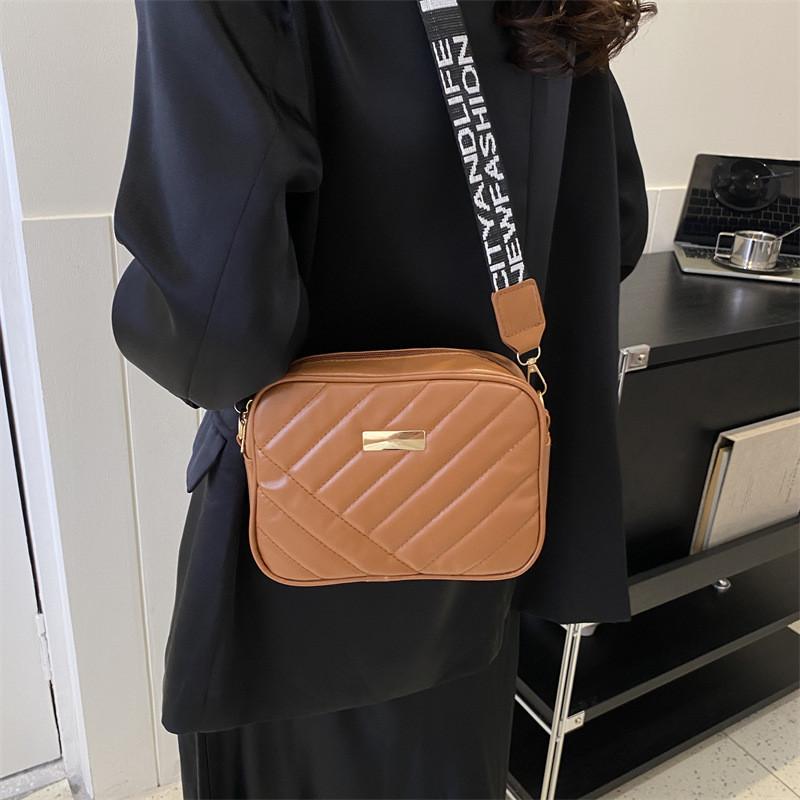 Stylish Small Square Bag For Women In Black White Purple Brown Perfect For Casual Commuting
