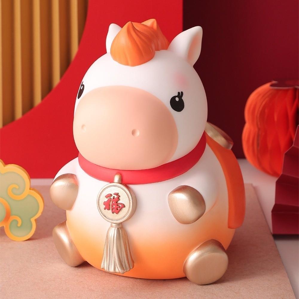 Decorative Horse Year Piggy Bank Anti Drop Horse Piggy Bank Ornament  New Year Gifts