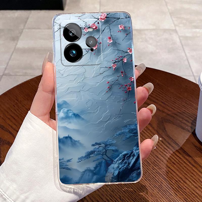 Jelly Casing For Realme GT 7 Pro / GT 7 / GT 7T Fundas Clear Silicone Soft TPU Back Cover Cute Cat Rabbit Heart Protective Case