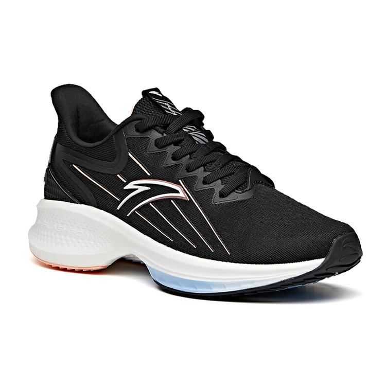 New Anta Gazelle 1.0 Low-Top Running Shoes Women's Black Pink 122125585-2