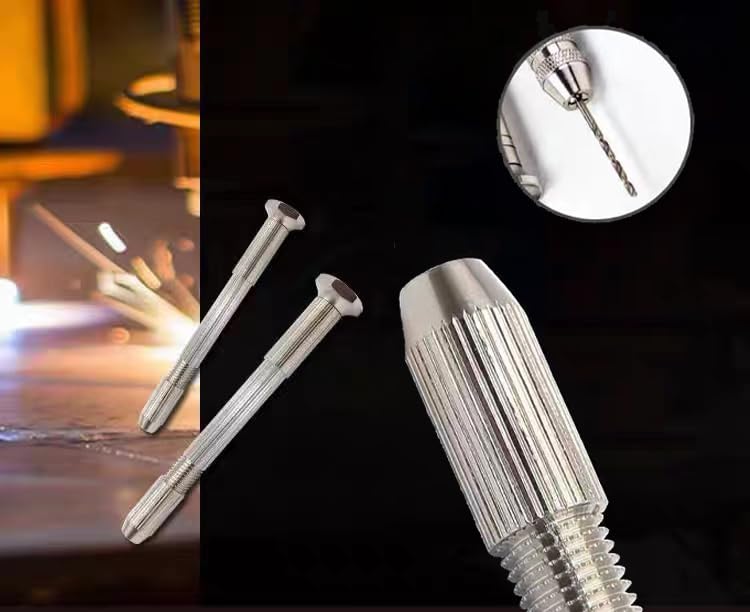 Hand Hole Drilling Pin Drill Small Precision DIY Quiet Manual No Electricity Precision Hole Stainless Easy To Plastic 1 Pin Vise 10 Drill, Tool, Vise,