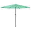 VidaXL Garden Parasol with Green Steel Pole 388x388x248 Cm 4005115