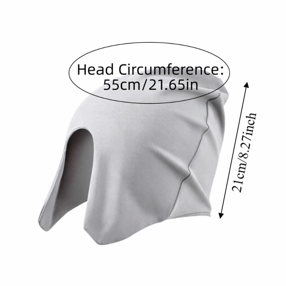 Weiche Schlafhaube Bequeme Baumwoll-Augenmaske Schlafhilfe 2 in 1 Pullover Augenmaske Nachts