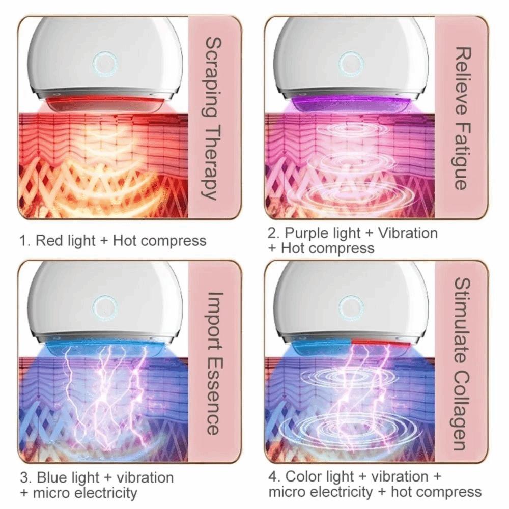 Red/Blue/Purple Light Face Lifting Machine Neck Beauty Instrument  Skincare Treatment