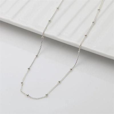 [Onoma] Onm 92.5 Silver Minimal Ball Chain Necklace (9594305)