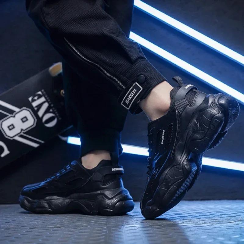 Scarpe Vulcanizzate da Uomo Firmate Sneakers Casual da Uomo alla Moda Nuove Scarpe con Plateau Resistenti all'Usura Antiscivolo Tenis Masculino