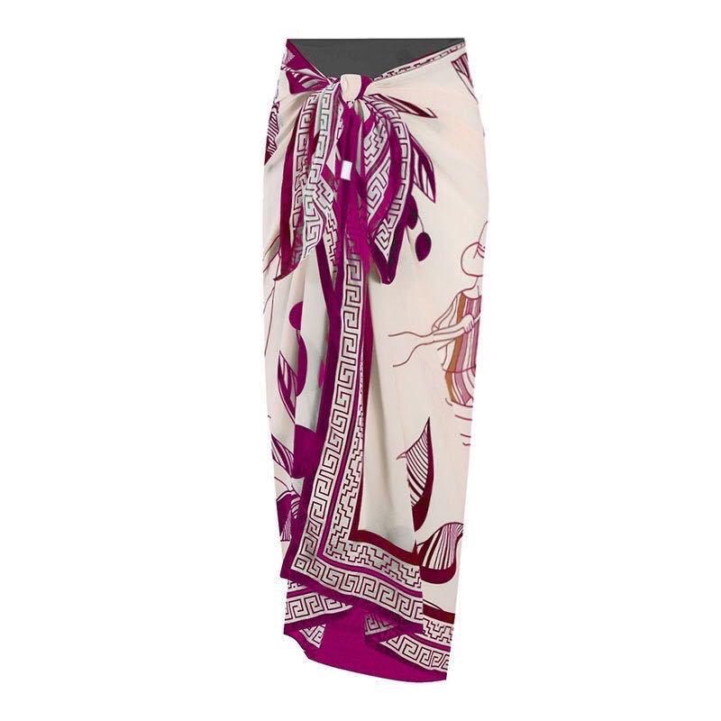 2025 European & American Sexy One-Piece Skirted Swimsuit for Resort Beachwear