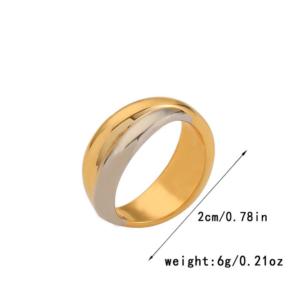 2024 Inele de damă de înaltă calitate: Nedecolorat, aur, argint, cupru galvanizat în culori mixte