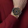 Casio MR-G series 200 meters waterproof mechanical movement titanium strap Japanese and Korean watch men's watch black dial MRG-G1000RT-1ER